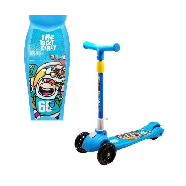 

Самокат трехколесный Adventure Time голубой MiC (BT-KS-0176) (132935)