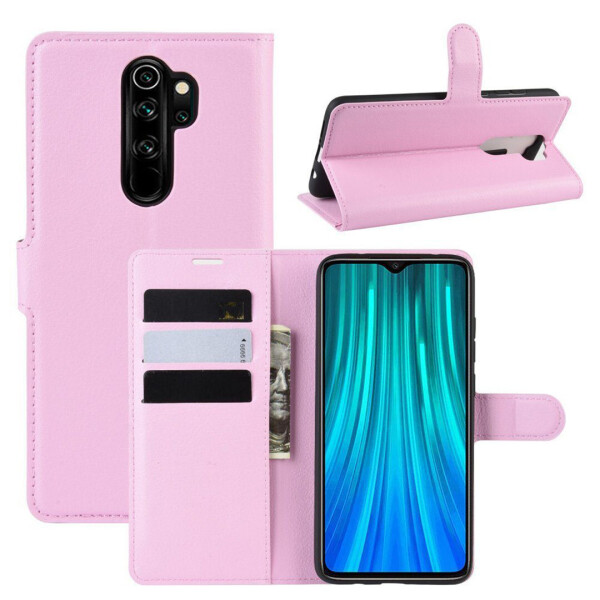 

Чехол Luxury для Xiaomi Redmi Note 8 Pro книжка светло-розовый