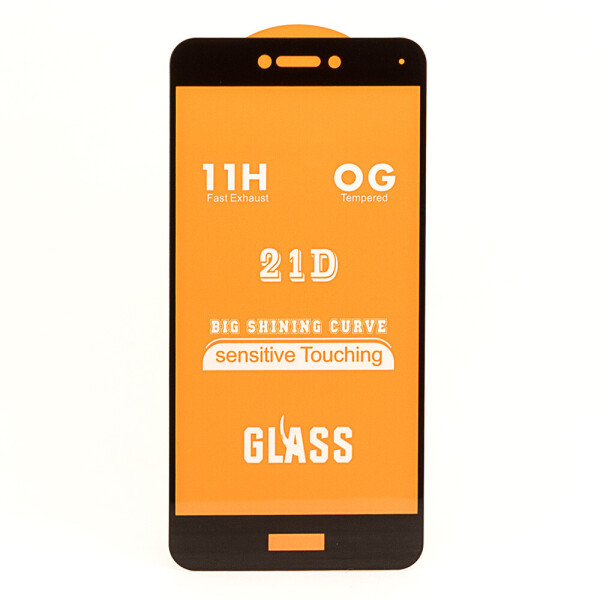 

Защитное стекло Fiji 21D Full Glue для Huawei P8 Lite 2017 / P9 Lite 2017 черное 0,3 мм в упаковке
