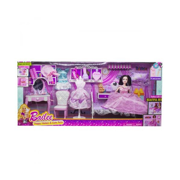 

Игровой набор с куклой Happy Homes & Cute Pets в розовом MiC (2768) (154494)