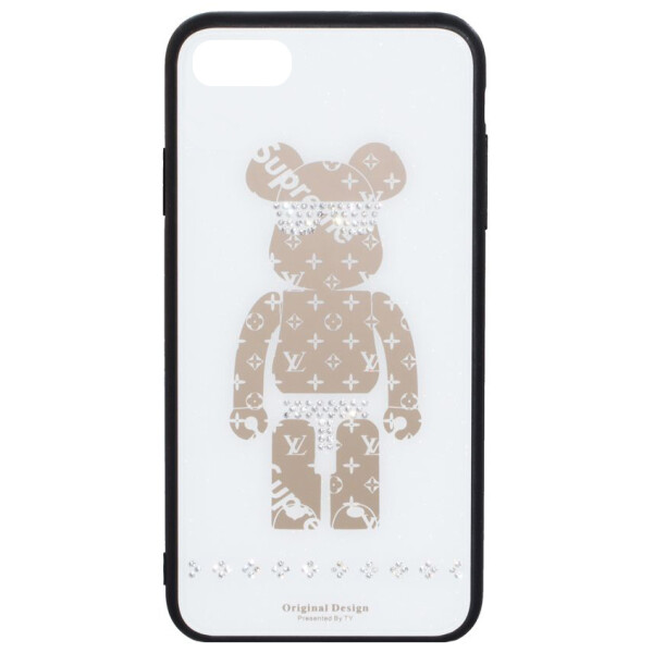 

TPU+Glass чехол TYBOMB Bear для Apple iPhone 7 / 8 (4.7) Белый (115747)