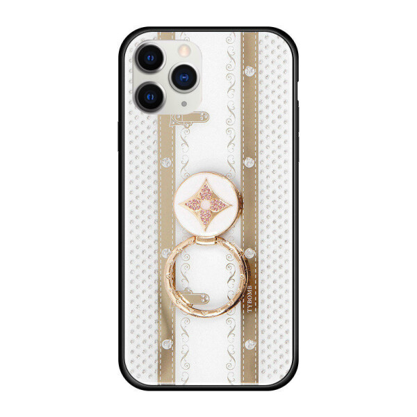

TPU+Glass чехол TYBOMB Bling Line для Apple iPhone 11 Pro (5.8) white (116018)