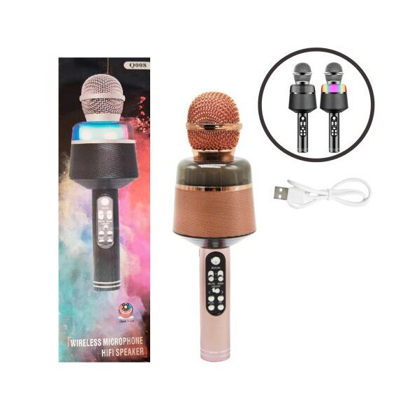 

Микрофон-караоке розовый MiC (Q-008) (150813)