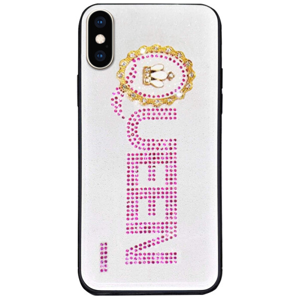 

TPU+Glass чехол TYBOMB Queen для Apple iPhone XS Max (6.5) pink (116047)