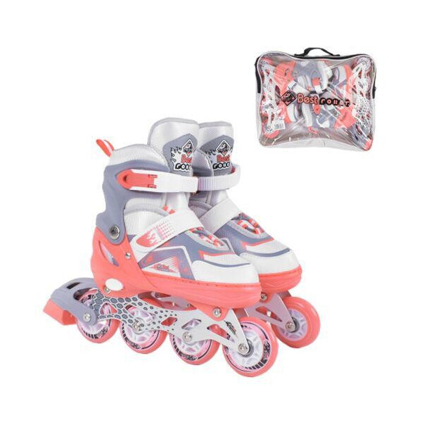 

Ролики с подсветкой Best Roller M коралловый MiC (8430-М) (137953)