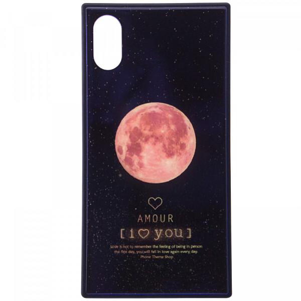 

TPU+Glass чехол YCT прямоугольный для Apple iPhone X (5.8) / XS (5.8) Луна (78781)
