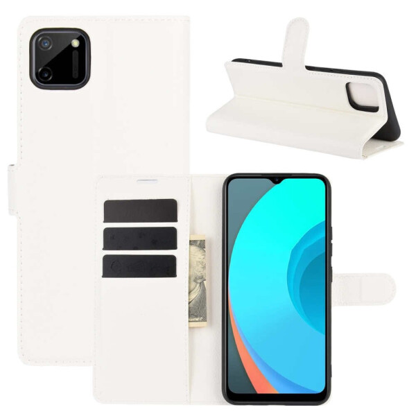 

Чехол Fiji Luxury для Realme C11 книжка белый