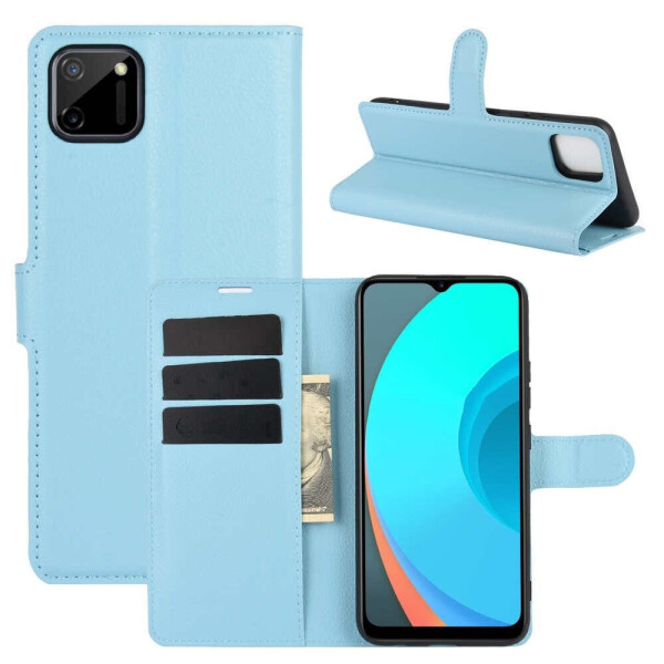 

Чехол Fiji Luxury для Realme C11 книжка голубой