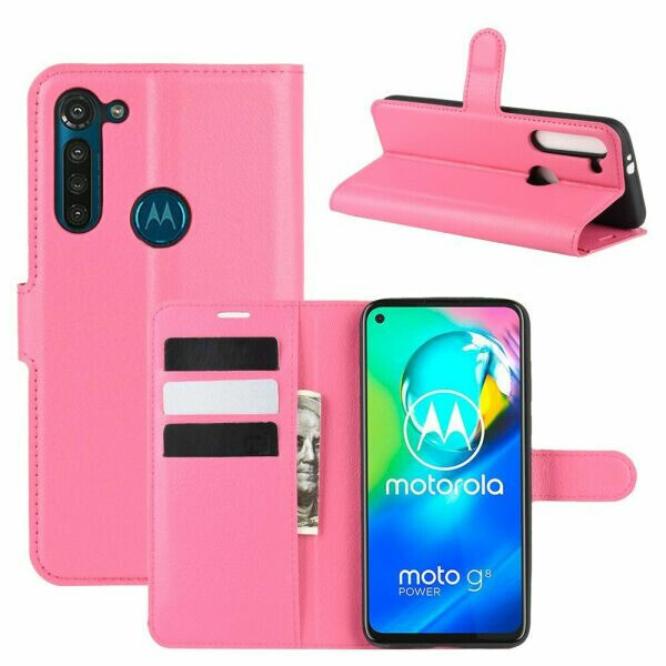 

Чехол Fiji Luxury для Motorola Moto G8 Power книжка розовый