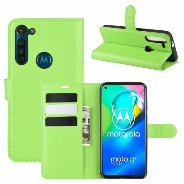 

Чехол Fiji Luxury для Motorola Moto G8 Power книжка зеленый