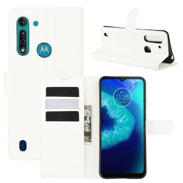 

Чехол Fiji Luxury для Motorola Moto G8 Power Lite книжка белый