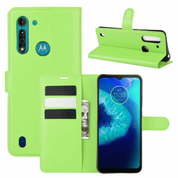 

Чехол Fiji Luxury для Motorola Moto G8 Power Lite книжка зеленый
