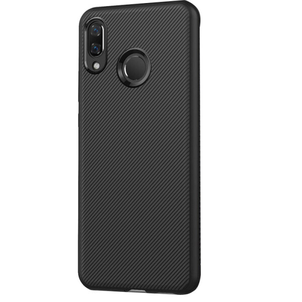 

TPU+PC чехол Carbon для Huawei P Smart (2019) (1c) Черный (97207)