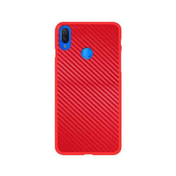 

TPU+PC чехол Carbon для Huawei P Smart+ (nova 3i) Красный (88636)