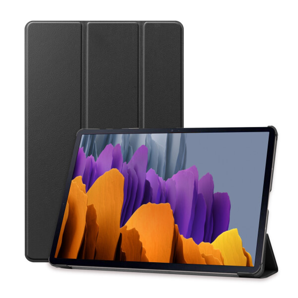 

Обложка Airon Premium для Samsung Galaxy TAB S7+ T970/975 Black с защитной пленкой и салфеткой