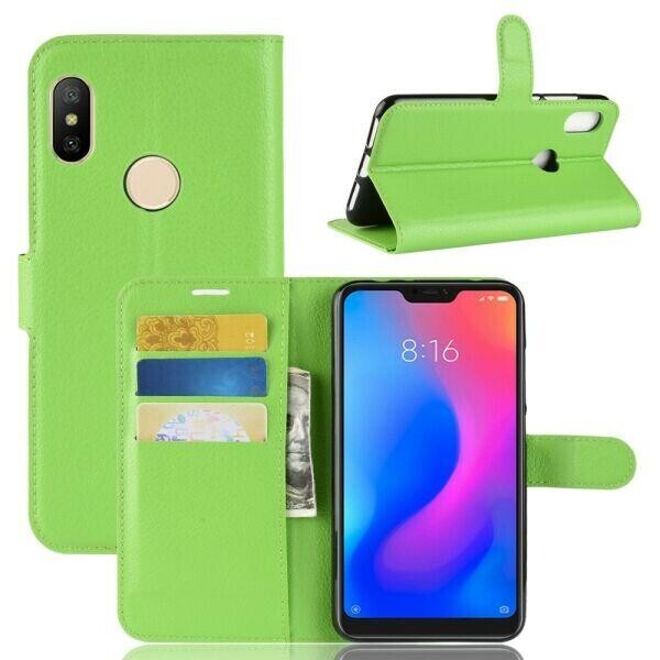 

Чехол Fiji Luxury для Xiaomi Redmi Note 6 Pro книжка зеленый