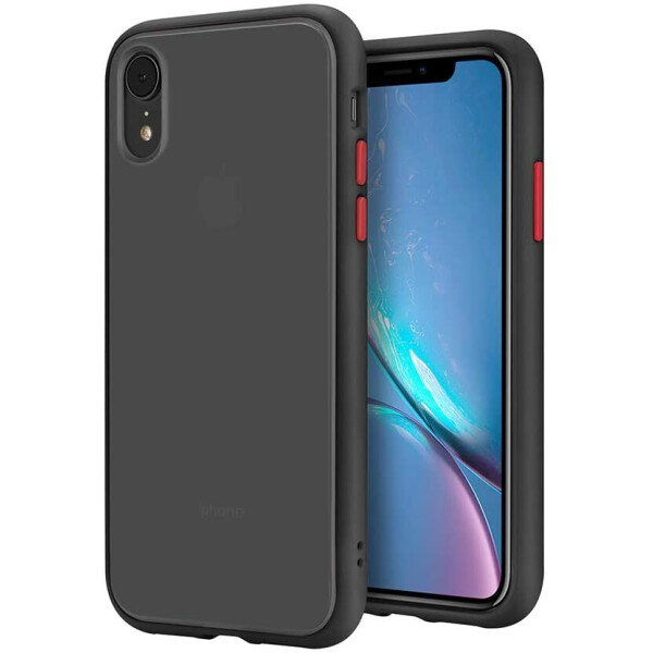 

Чехол-бампер матовый для iPhone Xr Matte Case Black/Чёрный (2222)