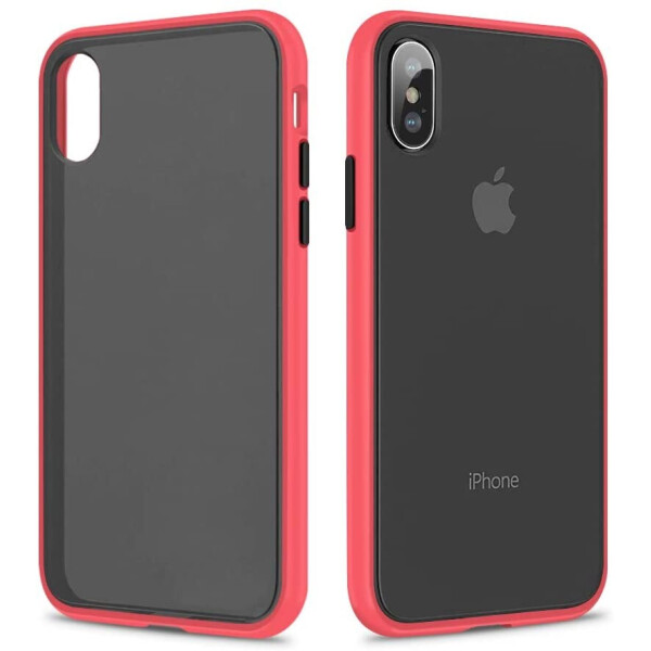 

Чехол-бампер матовый для iPhone X/Xs Matte Case Red/Красный (2238)