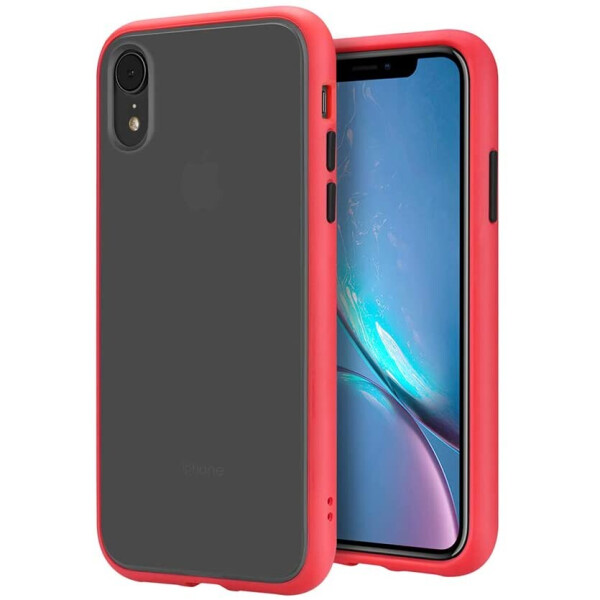 

Чехол-бампер матовый для iPhone Xr Matte Case Red/Красный (2239)