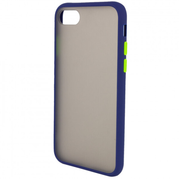 

Чехол-бампер матовый для iPhone 6/6s Matte Case Blue/Синий (9885132)