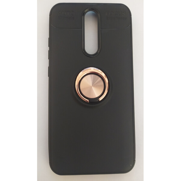 

Чехол Fiji Hold для Xiaomi Redmi 8 бампер накладка с подставкой Black-Gold