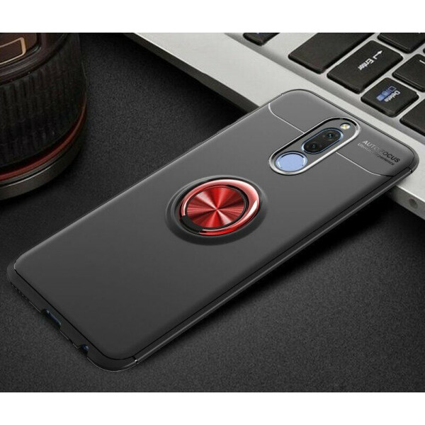 

Чехол Fiji Hold для Xiaomi Redmi 8 бампер накладка с подставкой Black-Red