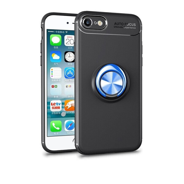 

Чехол Fiji Hold для Apple Iphone 7 бампер накладка с подставкой Black-Blue