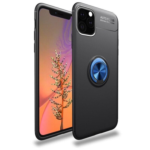 

Чехол Fiji Hold для Apple Iphone 11 бампер накладка с подставкой Black-Blue