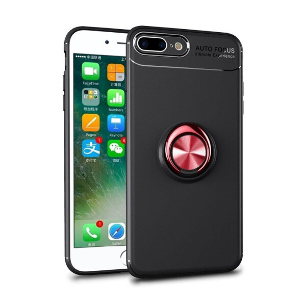 

Чехол Fiji Hold для Apple Iphone 8 Plus бампер накладка с подставкой Black-Red