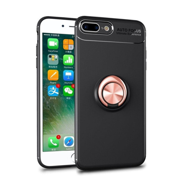 

Чехол Fiji Hold для Apple Iphone 7 Plus бампер накладка с подставкой Black-Gold