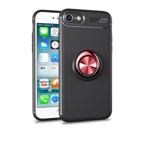 

Чехол Fiji Hold для Apple Iphone SE (2020) бампер накладка с подставкой Black-Red