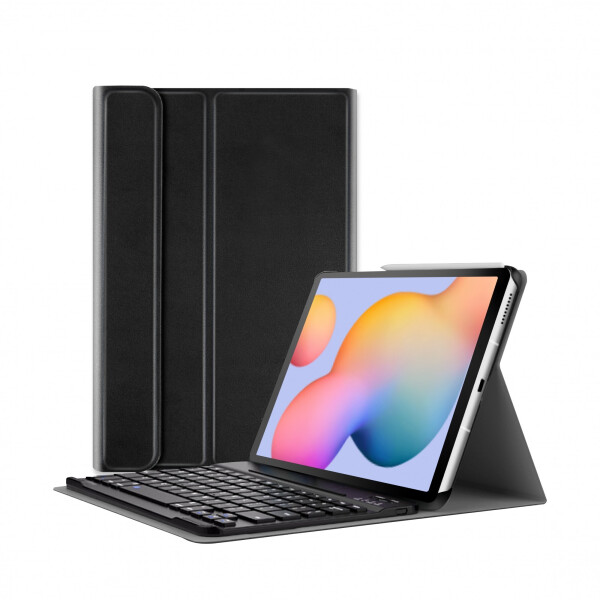 Акція на Обложка-клавиатура Airon Premium для Samsung Galaxy Tab S6 Lite (SM-P610/P615) 10.4" Black від Allo UA