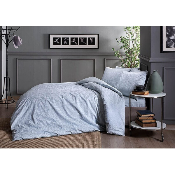 

Комплект постельного белья Tac сатин Fabian V53 mint полуторный ментоловый (TAC60181575)