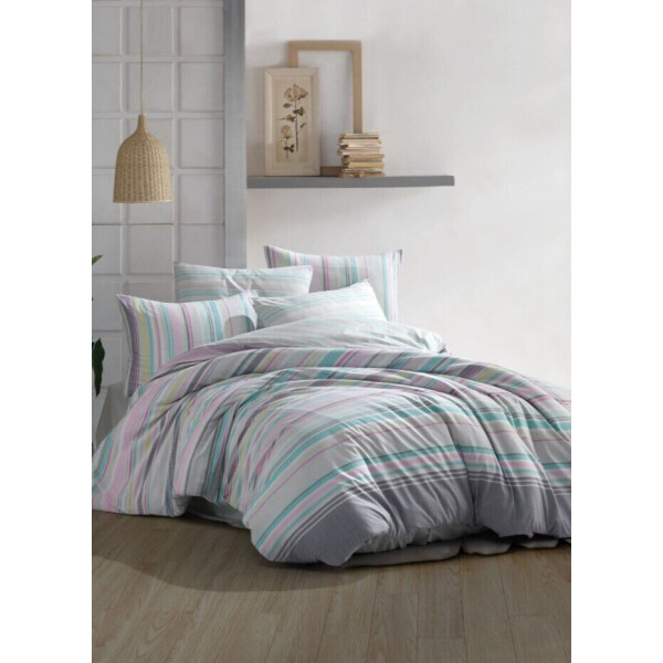 

Комплект постельного белья Zugo Home ранфорс Decora V1 евро (ts-02236)