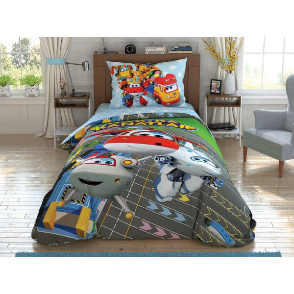 

Комплект постельного белья Tac Disney Harika Kanatlar Runway подростковое (TAC60240260)