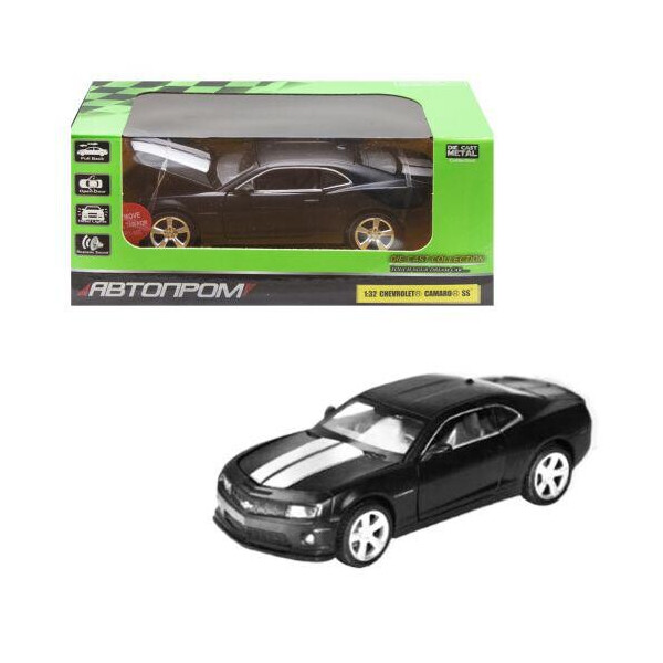 

Машинка Chevrolet Camaro SS из серии Автопром черный (68335) (142023)