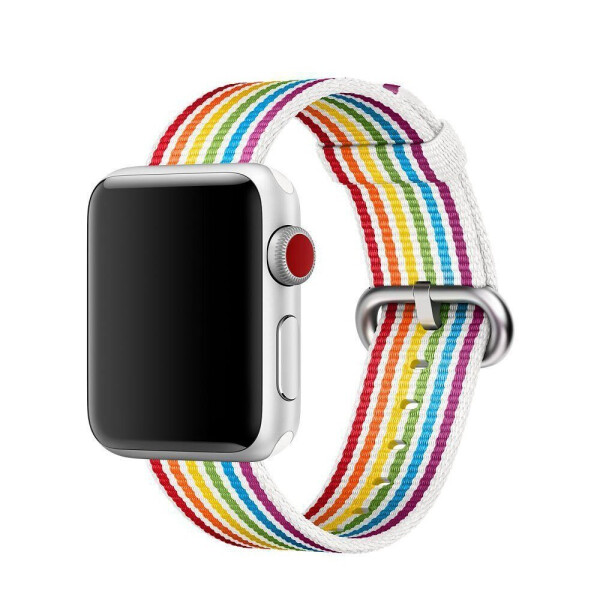 Акція на Ремешок COTEetCI W30 Rainbow Nylon Band For Apple Watch 42mm Rainbow (WH5251-RB) від Allo UA