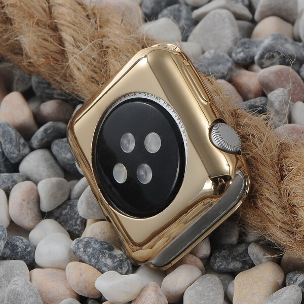 

Чехол COTEetCI TPU Gold Case for Apple Watch 3/2 42MM (CS7041-CE)