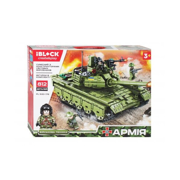 

Пластиковый конструктор Армия 812 дет MiC (PL-920-176) (154069)