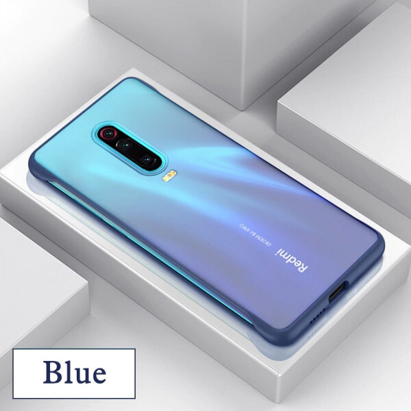 

TPU+PC чехол Edge (+ кольцо) для Xiaomi Mi 9T Синий (108626)