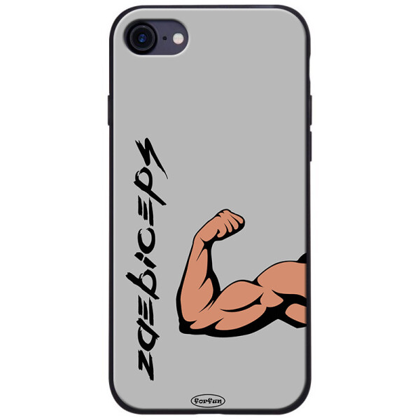 

TPU+PC чехол ForFun для Apple iPhone 8 (4.7) Бицепс / Серый (118276)