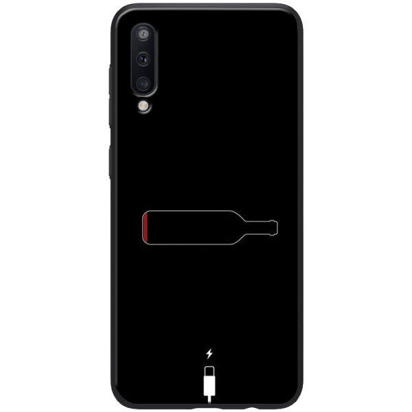 

TPU+PC чехол ForFun для Samsung Galaxy A50 (A505F) / A50s / A30s Бутылка / Черный (109811)