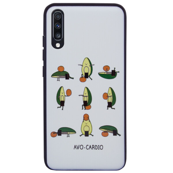 

TPU+PC чехол ForFun для Samsung Galaxy A70 (A705F) Авокардио / Голубой (109215)