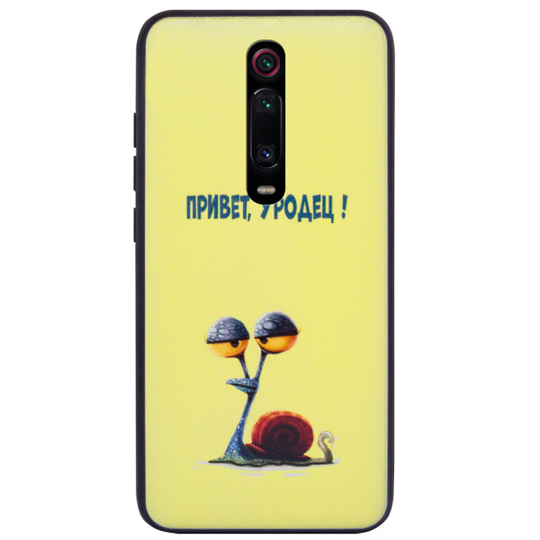 

TPU+PC чехол ForFun для Xiaomi Mi 9T Привет уродец / Желтый (109266)