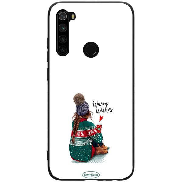 

TPU+PC чехол ForFun для Xiaomi Redmi Note 8 Warm Wishes / Белый (118114)