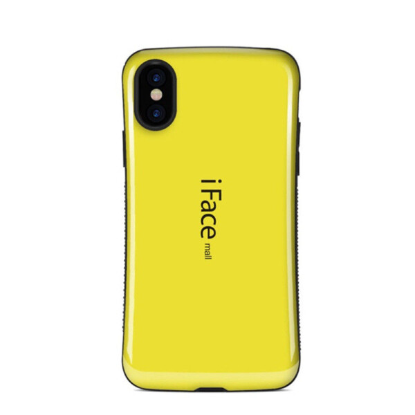 

TPU+PC чехол iFace устойчивый к царапинам глянец для Apple iPhone X (5.8) / XS (5.8) Желтый / Черный (74361)