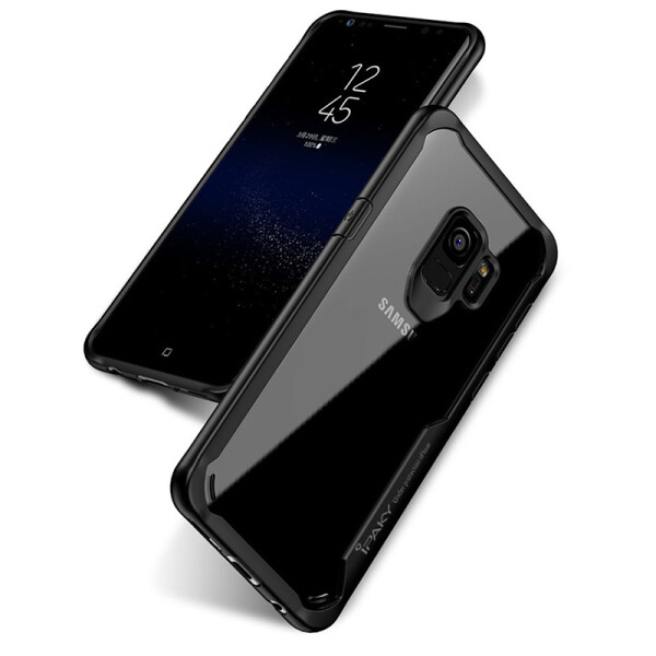 

TPU+PC чехол iPaky Luckcool Series для Samsung Galaxy S9+ Черный (75487)