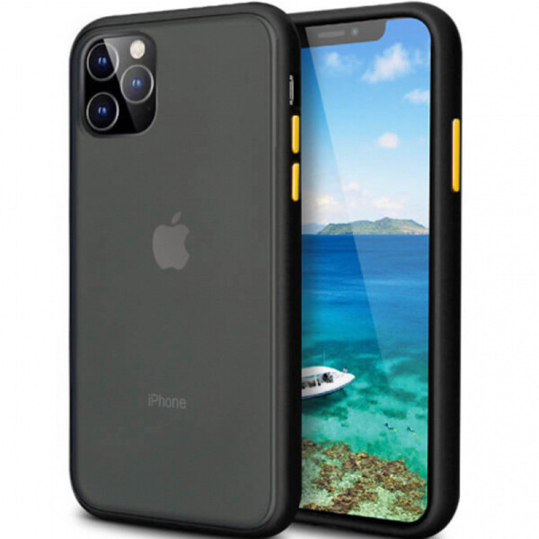 

TPU+PC чехол iPaky Matte Smooth для Apple iPhone 11 Pro (5.8) Черный / Желтый (110944)
