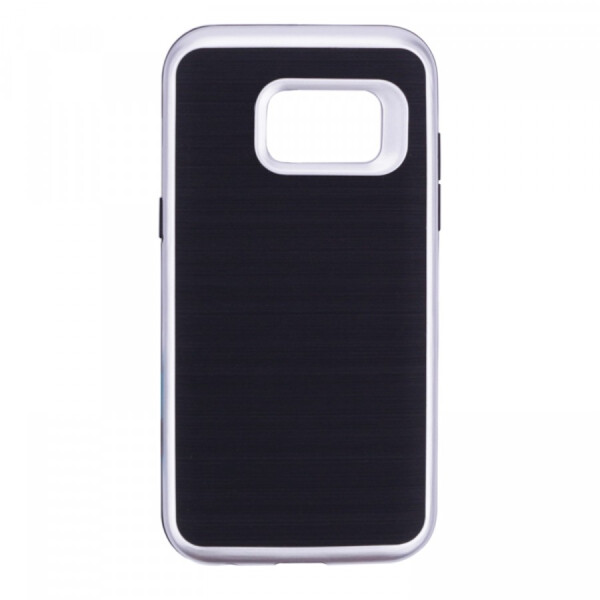 

TPU+PC чехол MOTOMO (Logo) для Samsung A320 Galaxy A3 (2017) Серебряный (58922)