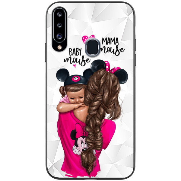 

TPU+PC чехол Prisma Ladies для Samsung Galaxy A20s Mama mouse (115937)